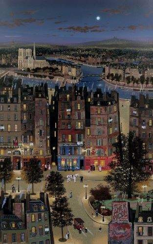 ドラクロワ作品【夜のパリ】の買取・査定はミライカ美術にお任せください