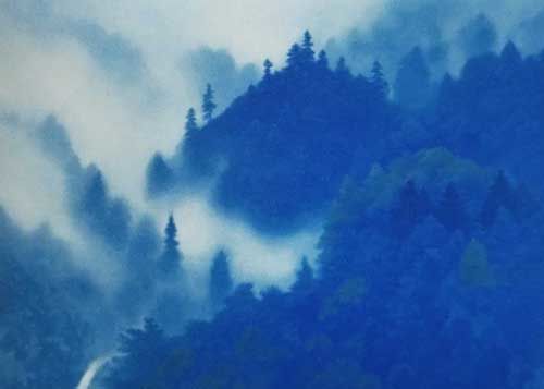 東山魁夷作品【山嶺湧雲】の買取・査定はミライカ美術にお任せください