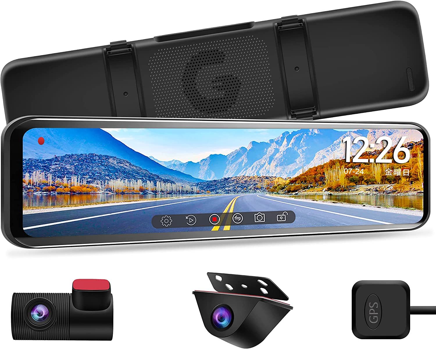 PORMIDO ミラー型 ドライブレコーダー PR998 - オートプラザミラノ奈良SHOP