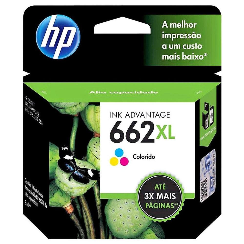 Cartucho HP CZ106AB nº 662XL Color 8ml