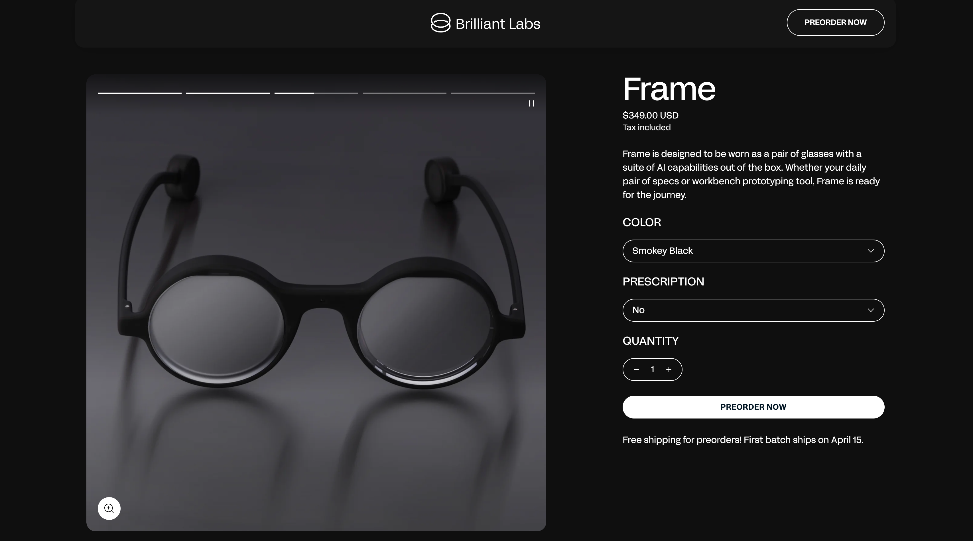 Revolutionizing Everyday Vision: Introducing the Brilliant Labs