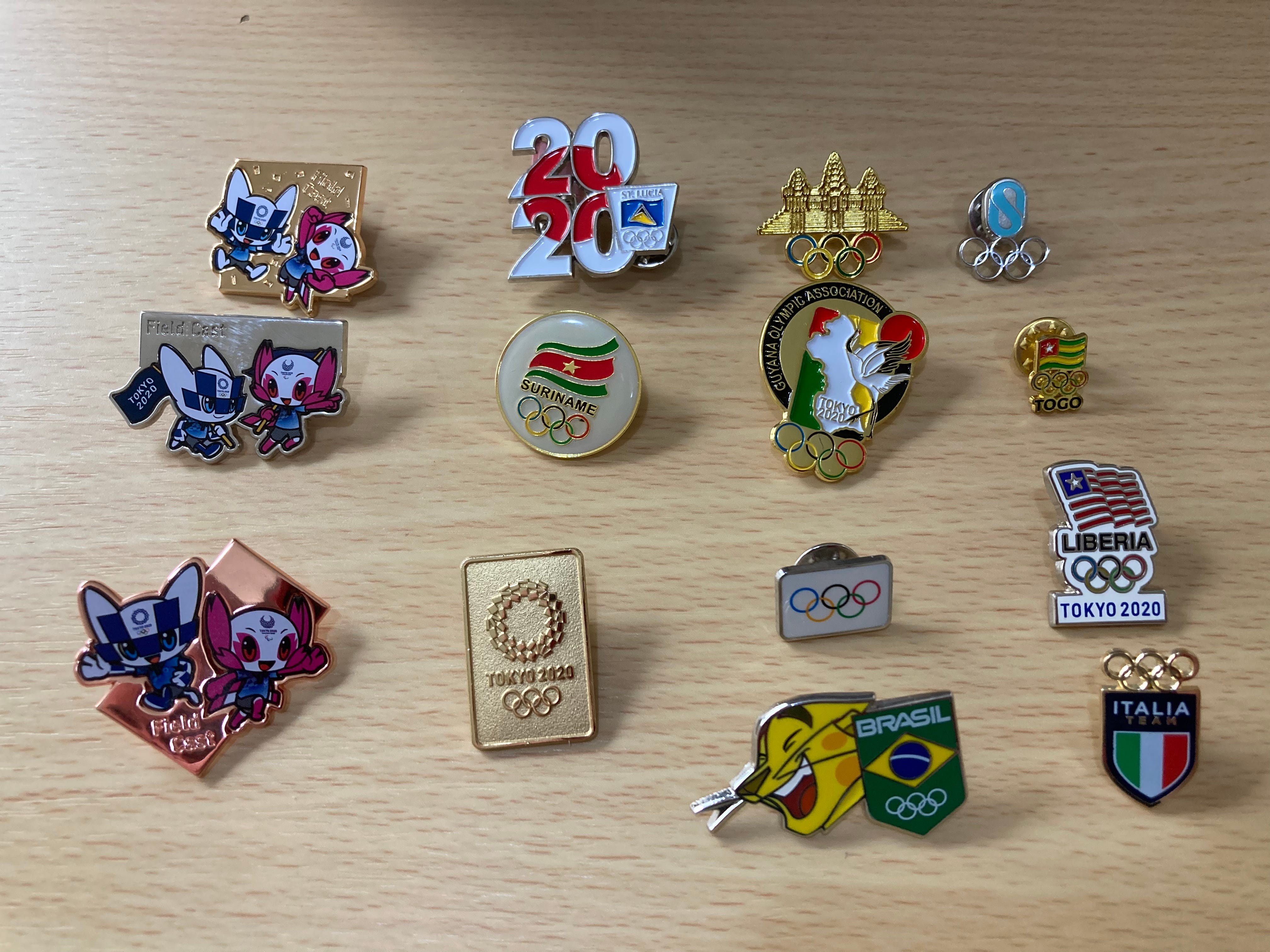 Tokyo 2020 Olympic Pins, A Simple Way to Say Thank You | by John