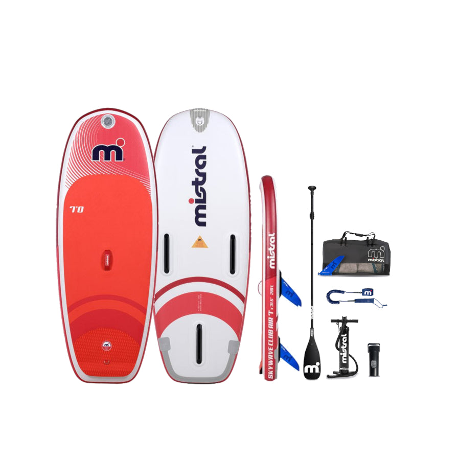 SKY WAVE CLUB Air 7'0 x 210L Paddle & Leash set – Mistral JPN