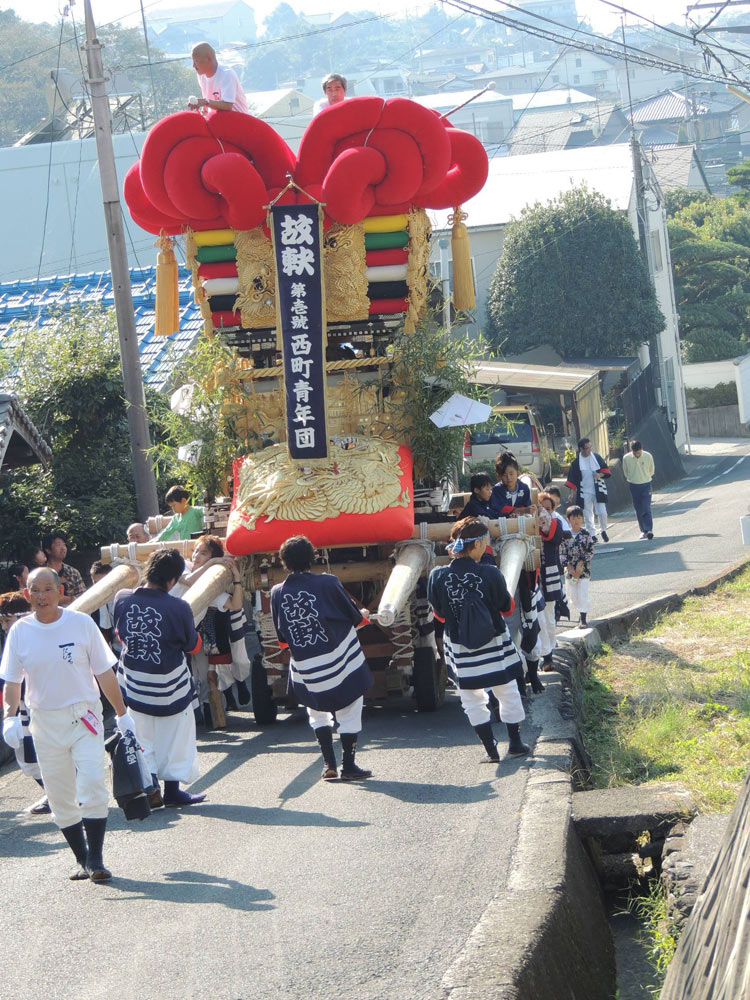 西町（NISHIMACHI） | 各地区の太鼓台 | 伊予三島秋祭実行委員会