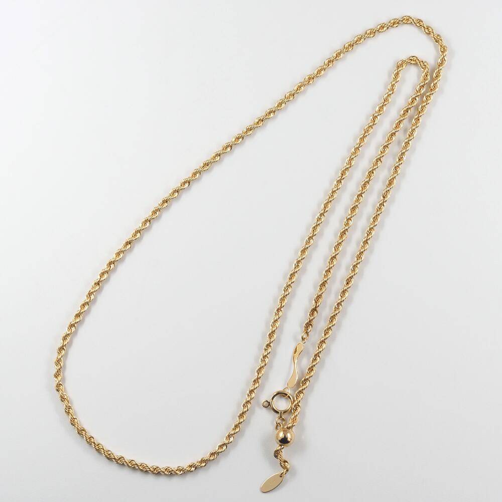 K18 rope/ロープ ネックレス｜山梨県甲府市のジュエリーブランド