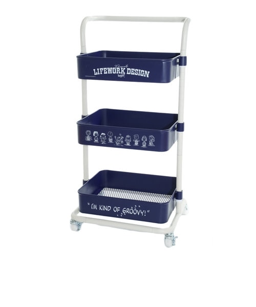 当商品送料無料】スヌーピー インテリア 通販 ワゴン キャスター付き