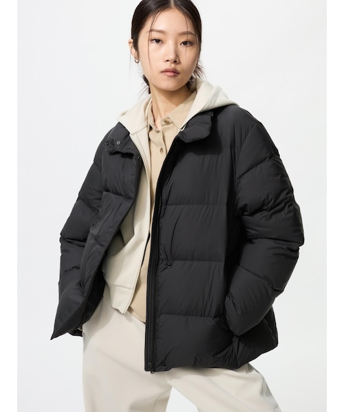 パウダーソフトダウンジャケット BLUE Mサイズ ユニクロ公式