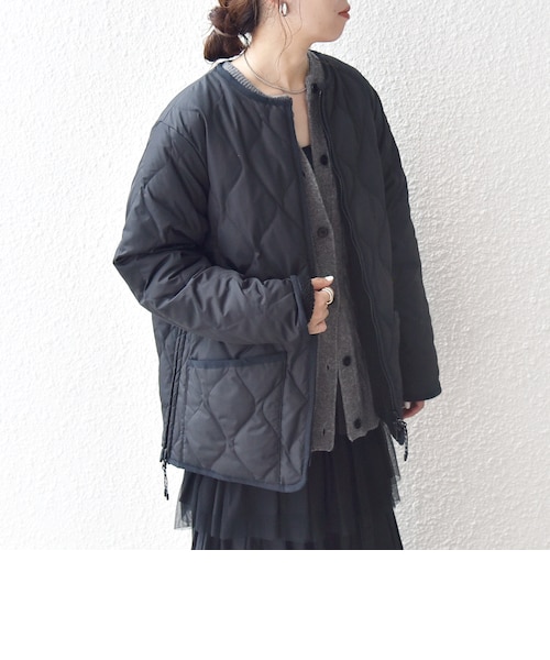 SHIPS any別注】TAION:〈手洗い可能〉ダウン ボア リバーシブル