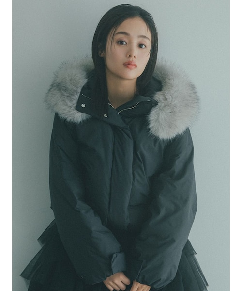 WEB限定カラーあり】西川フードファーショートダウン｜スナイデルの