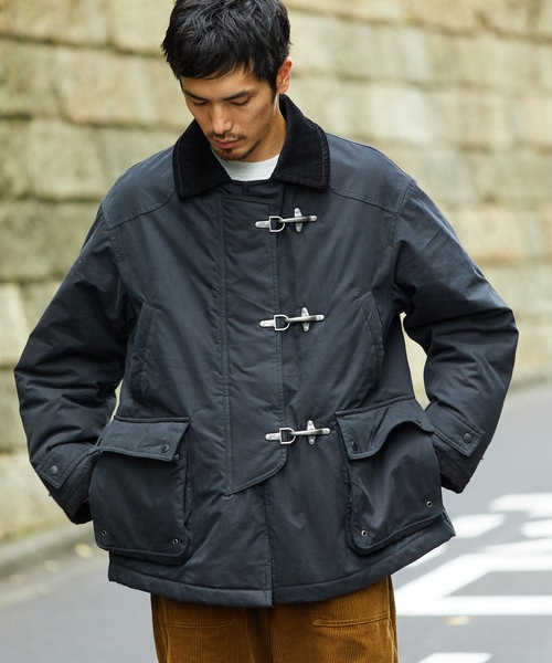 コットンナイロン ファイヤーマンジャケット｜フリークスストアの通販