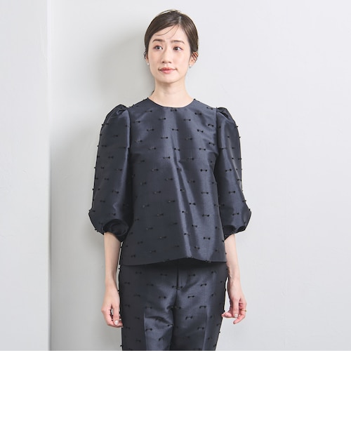 リボン カットジャガード ブラウス｜ユナイテッドアローズ