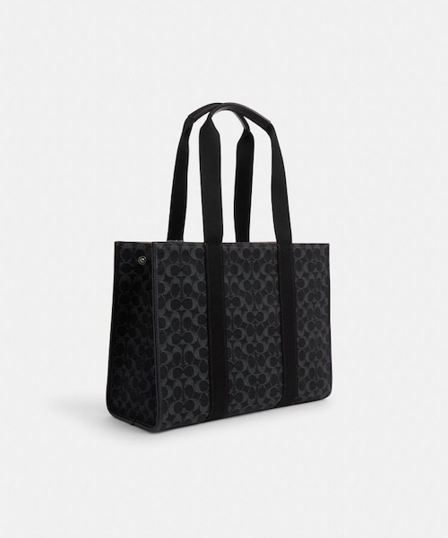 公式】ラージ スミス トート・シグネチャー デニム｜コーチ