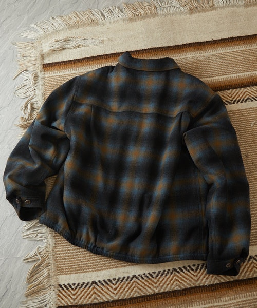 オンブレチェック パディングドリズラー ジャケット｜フリークスストア