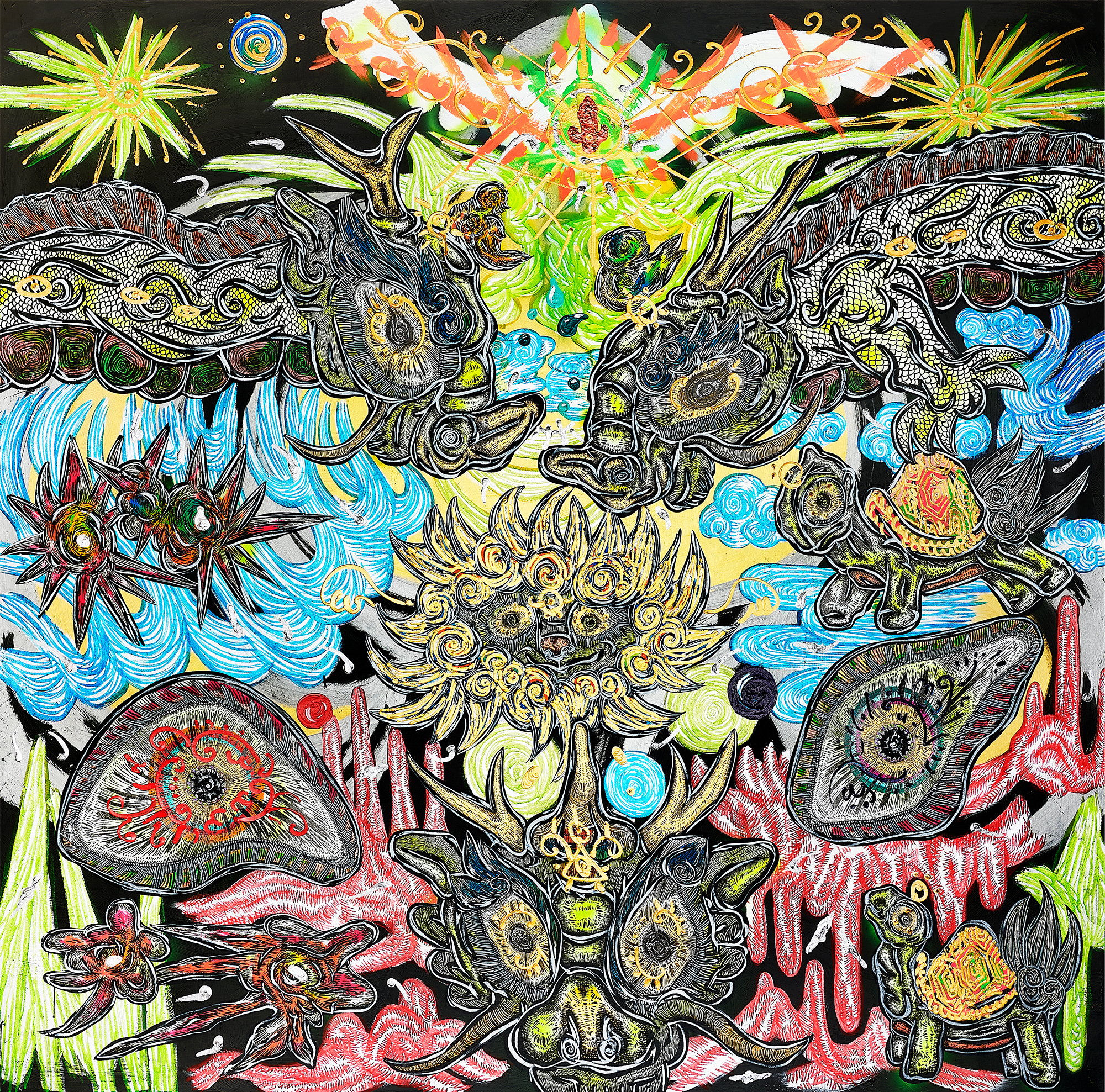 精霊たちの日常｜小松美羽 Miwa Komatsu | オフィシャルサイト