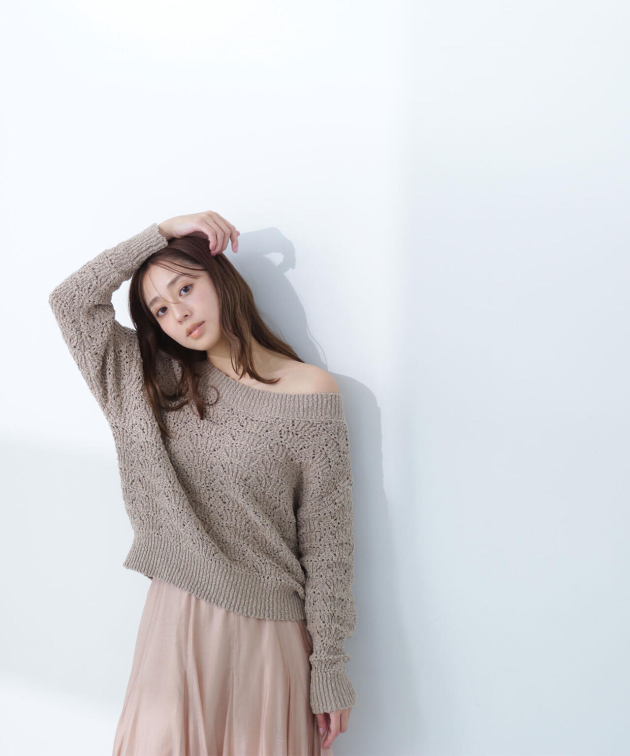 ボートネッククロシェニット | NATURAL BEAUTY BASIC（ナチュラル