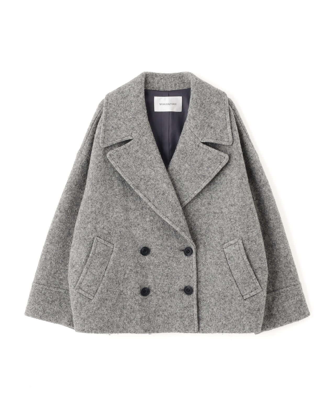 ウーリーフォルムハーフコート | NATURAL BEAUTY BASIC（ナチュラル