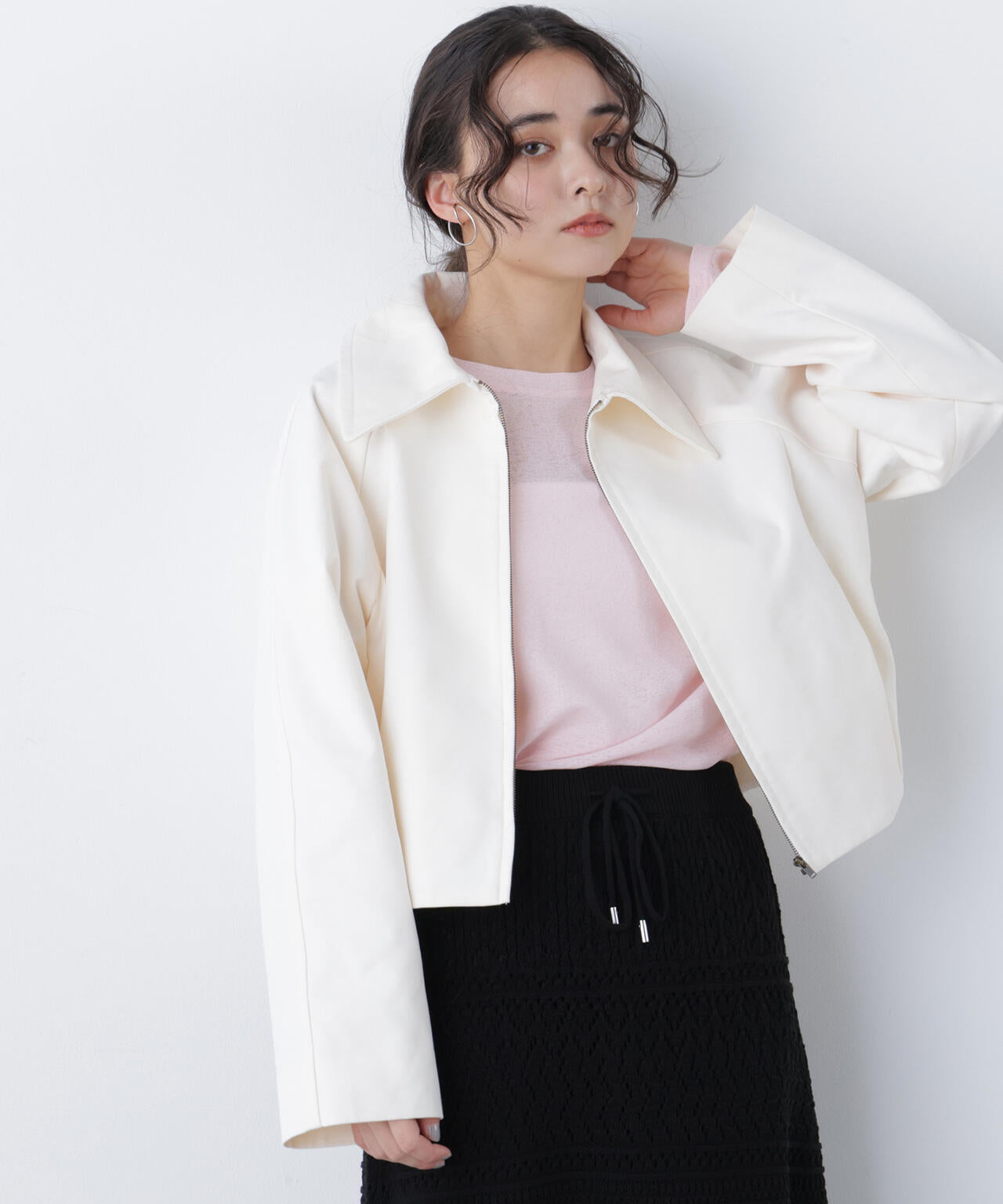 ステンカラーフォルムブルゾン | N. Natural Beauty Basic*（エヌ