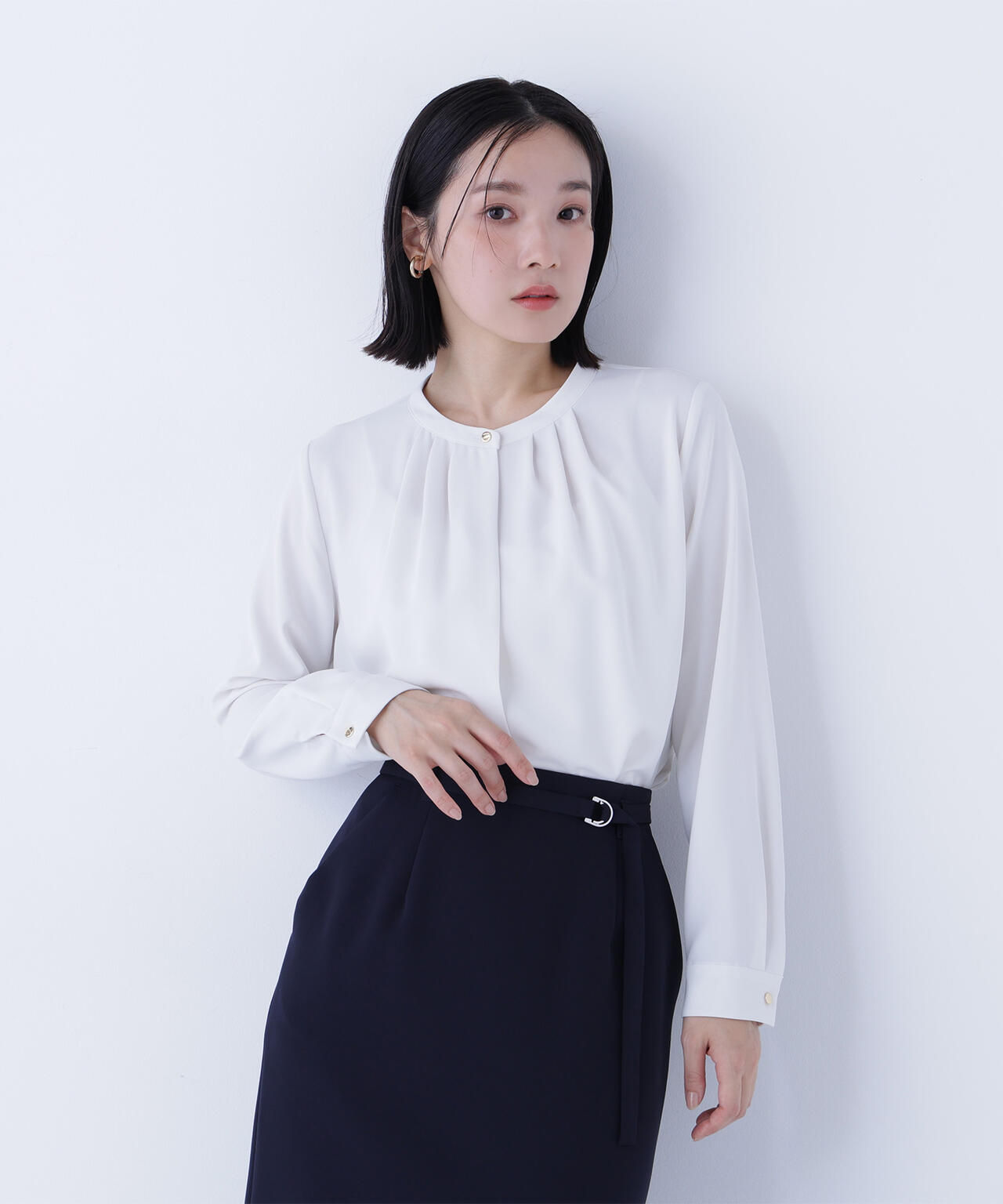 フロントタックブラウス | NATURAL BEAUTY BASIC（ナチュラル