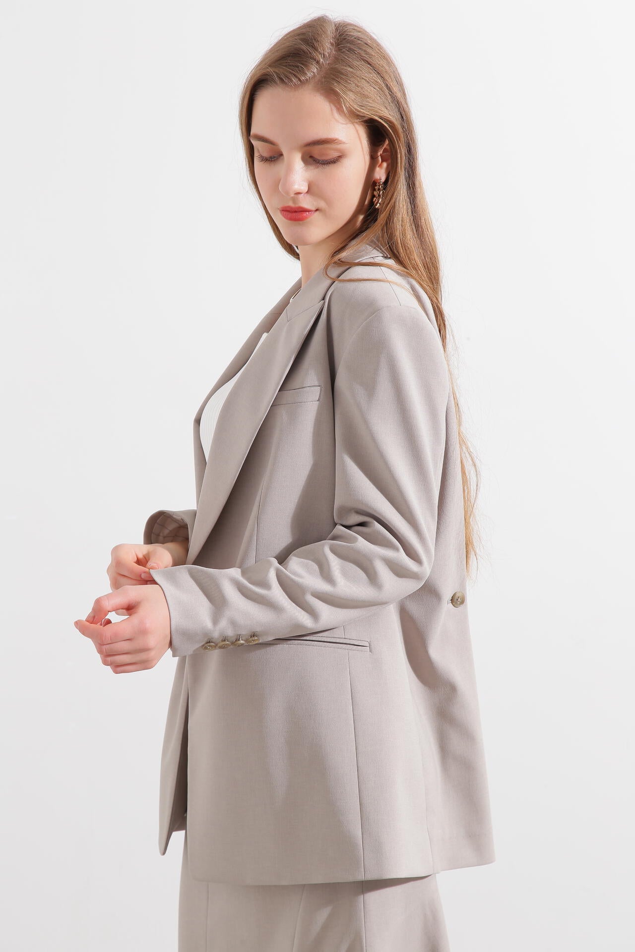 スラブストレッチセットアップジャケット | PINKY&DIANNE（ピンキー