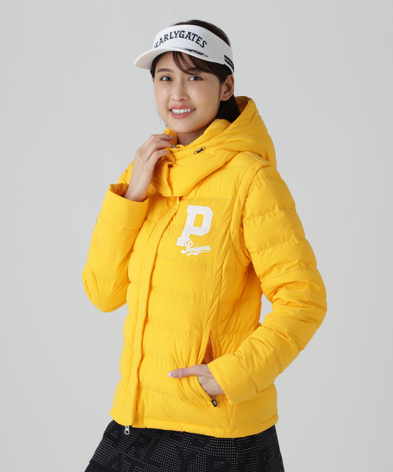 Nyストレッチタフタフーディダウンジャケット | PEARLY GATES