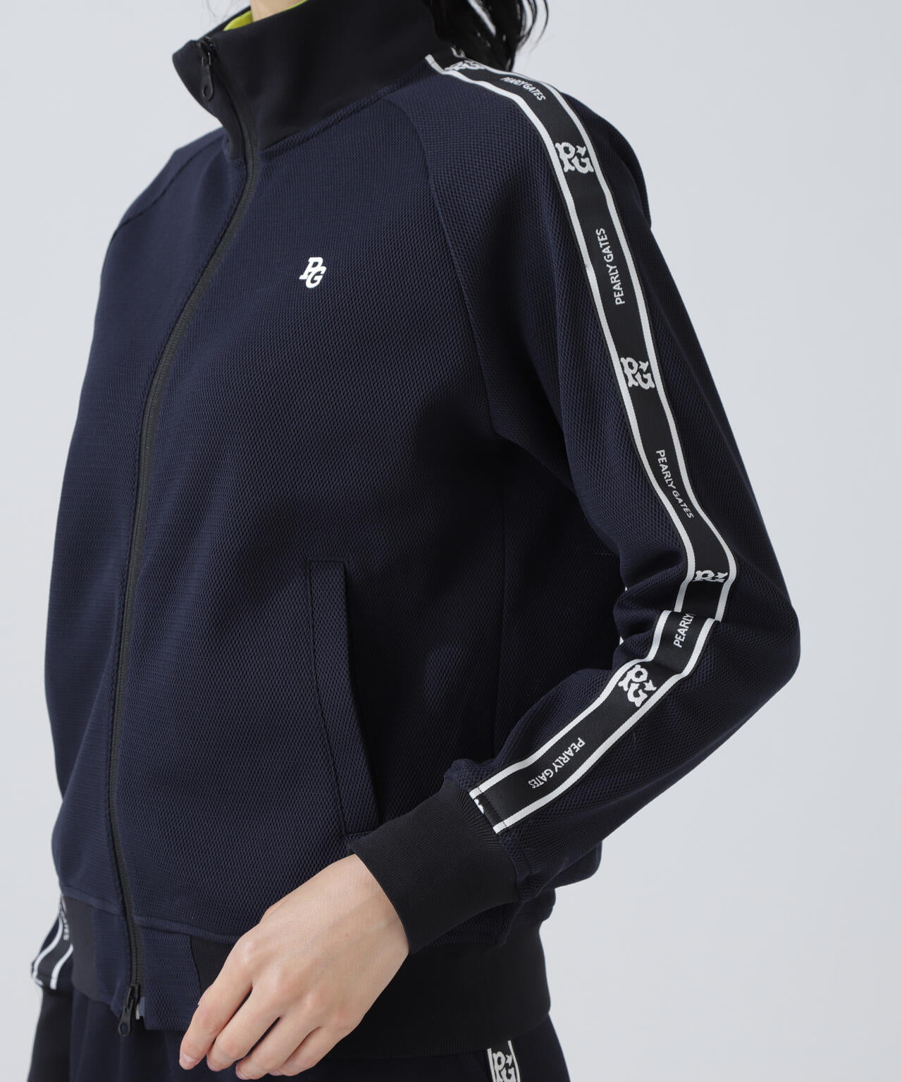 Peストレッチメッシュ トラックジャケット | PEARLY GATES（パーリー