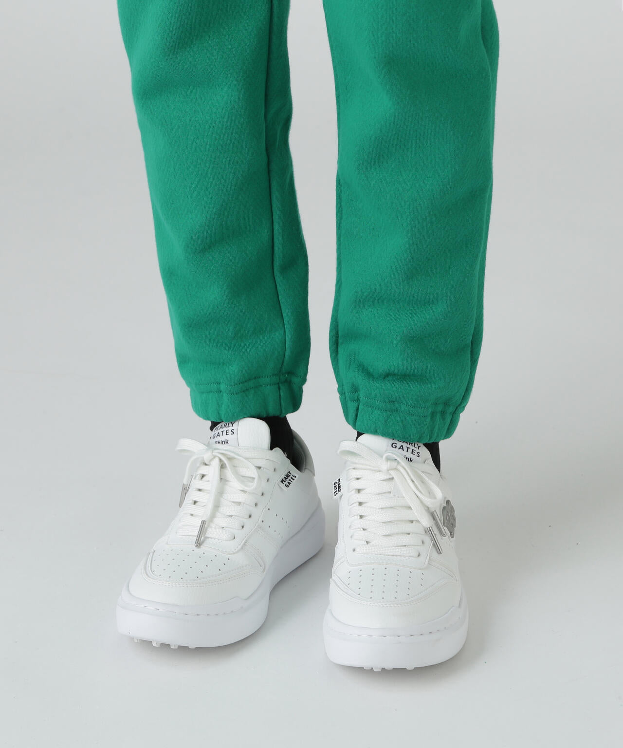 PEARLY GATES 裏起毛スウェットパンツ ツイル裏毛スウェットパンツ