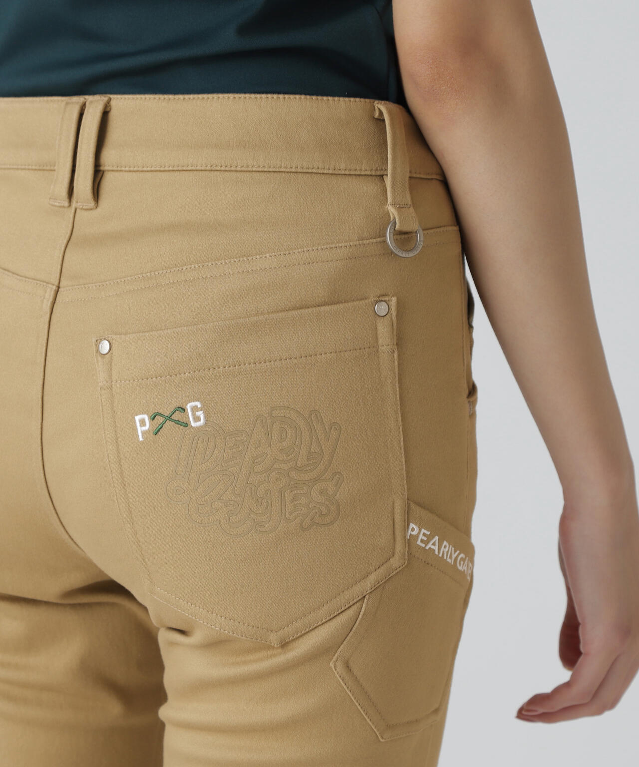 ストレッチサテン表スエードピーチパンツ | PEARLY GATES（パーリー