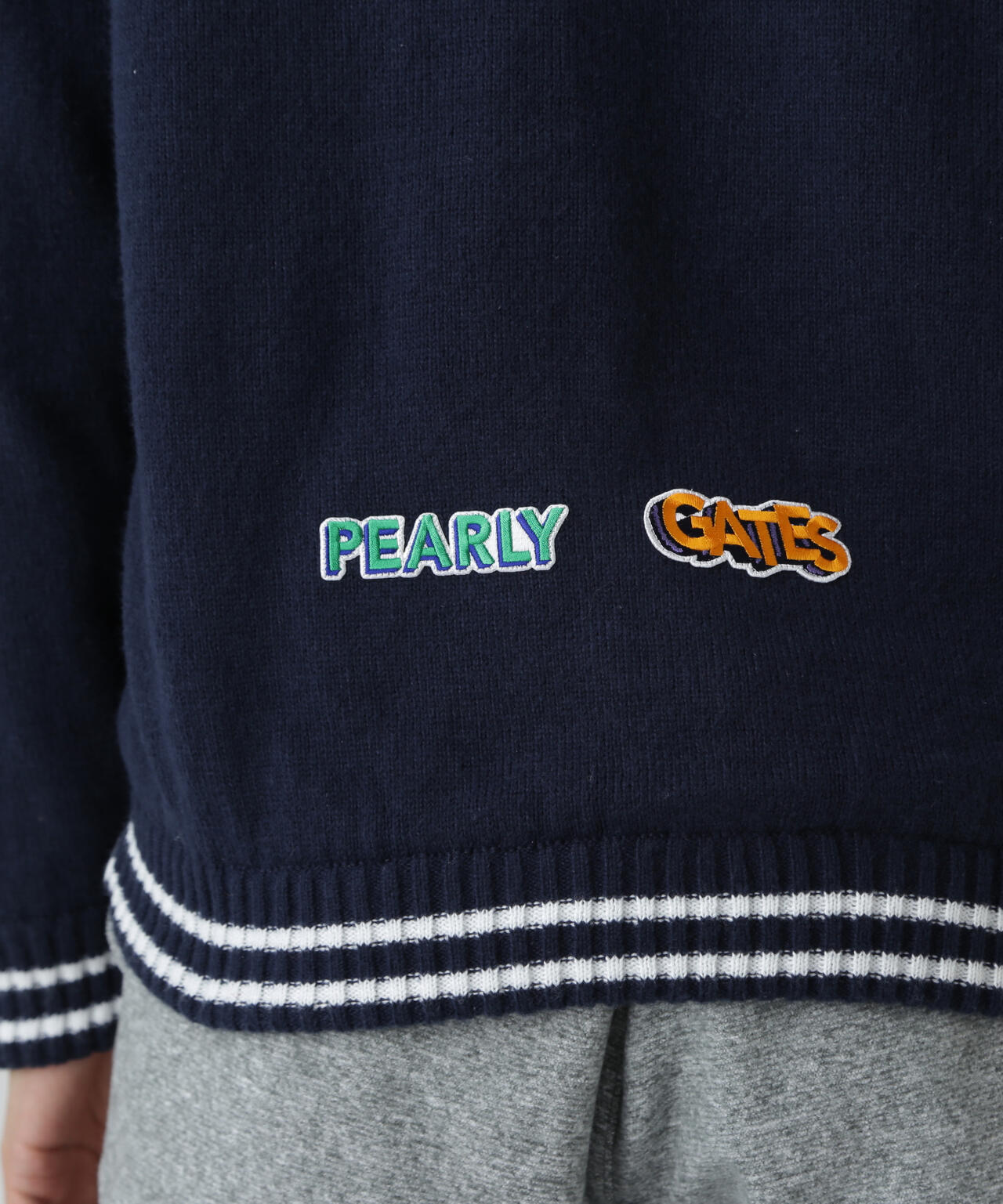 か*ず様 美品 PEARLY GATES ニット ブルゾン ジップアップ サイ 美品