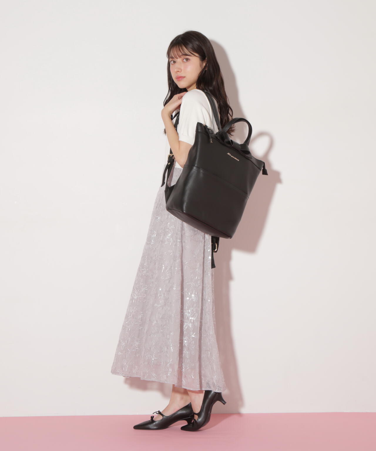 リボンスクエアバックパック | JILL by JILL STUART（ジル バイ ジル