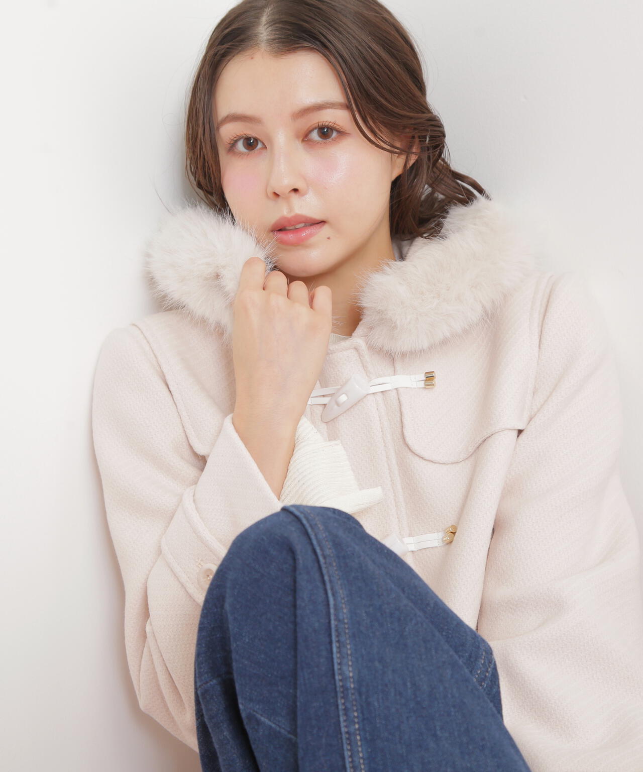 フェイクファー付ショートダッフルコート | JILL by JILL STUART（ジル