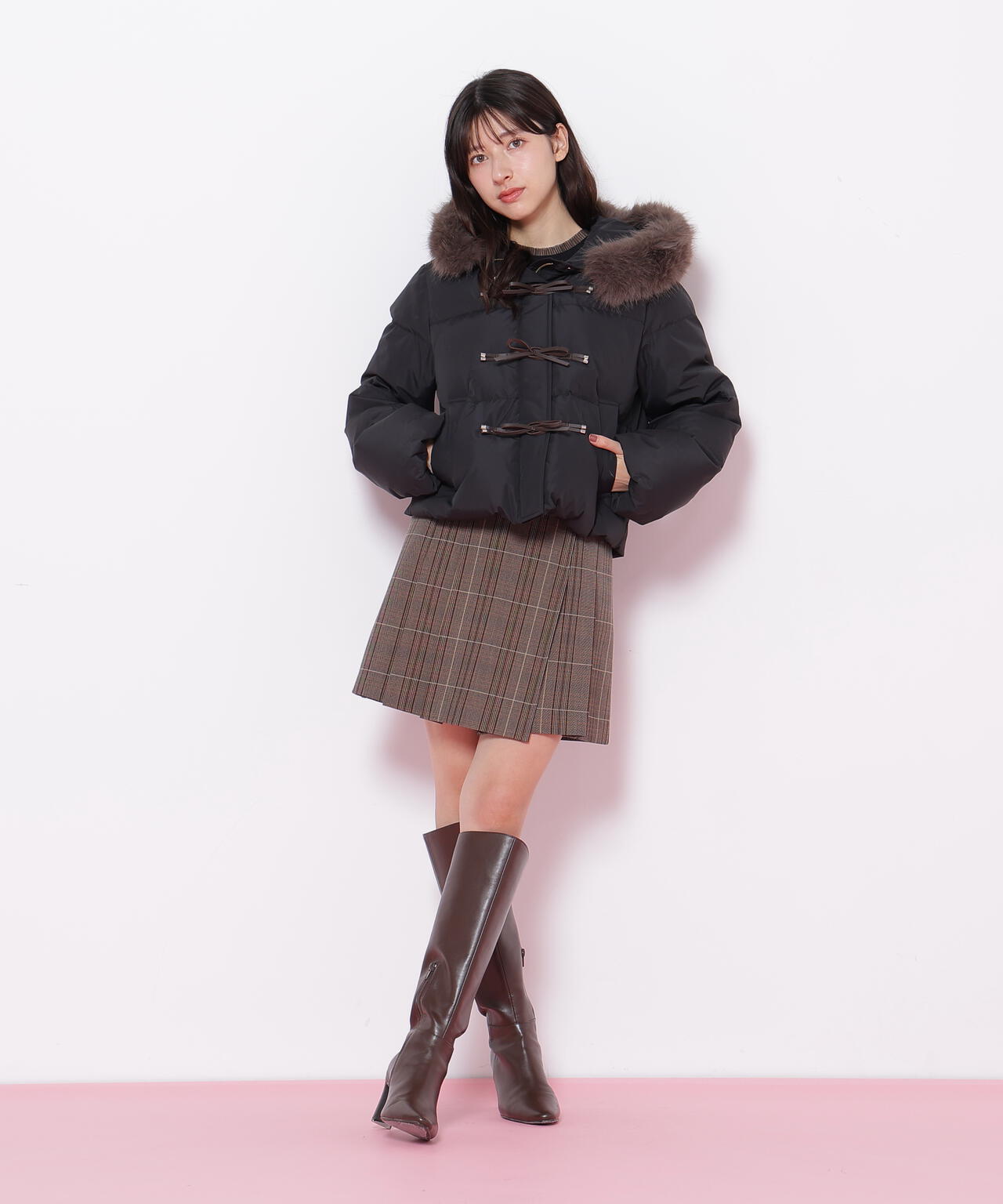 リボンダッフルダウン | JILL by JILL STUART（ジル バイ ジル