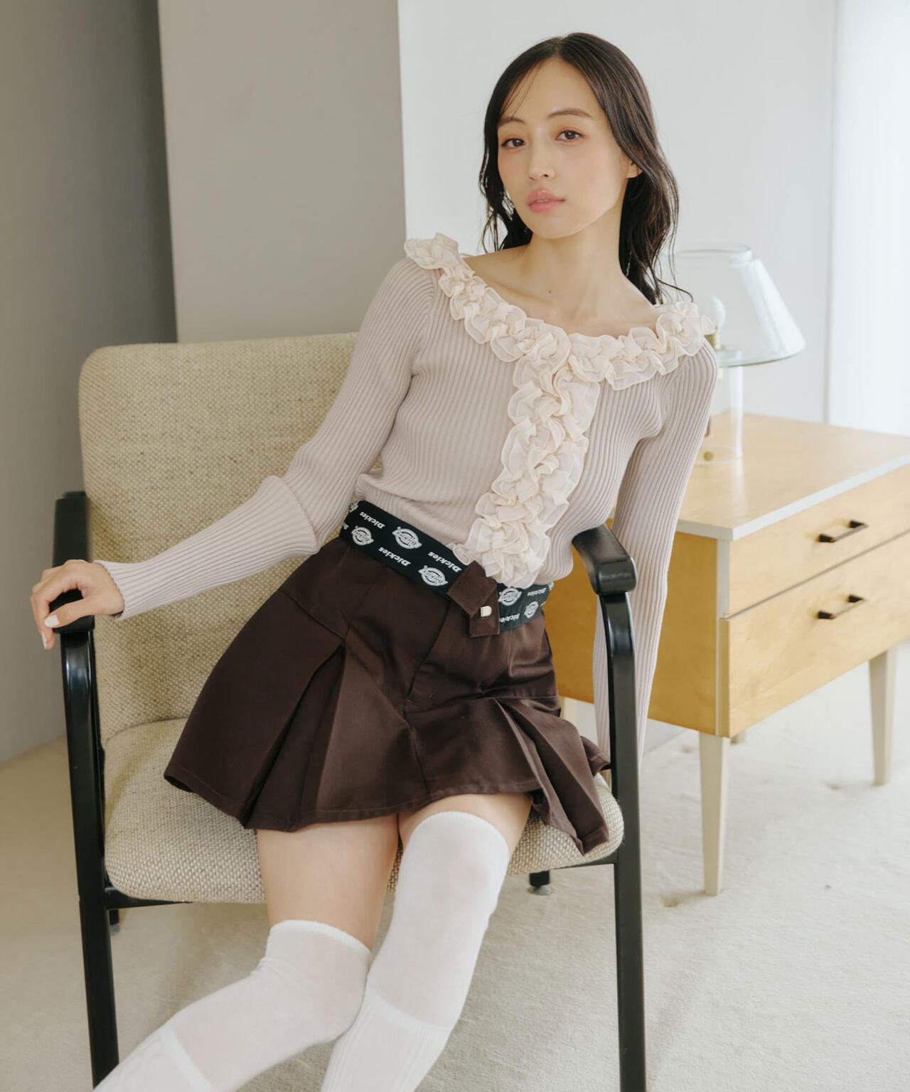 フリルトリムニット | JILL by JILL STUART（ジル バイ ジル