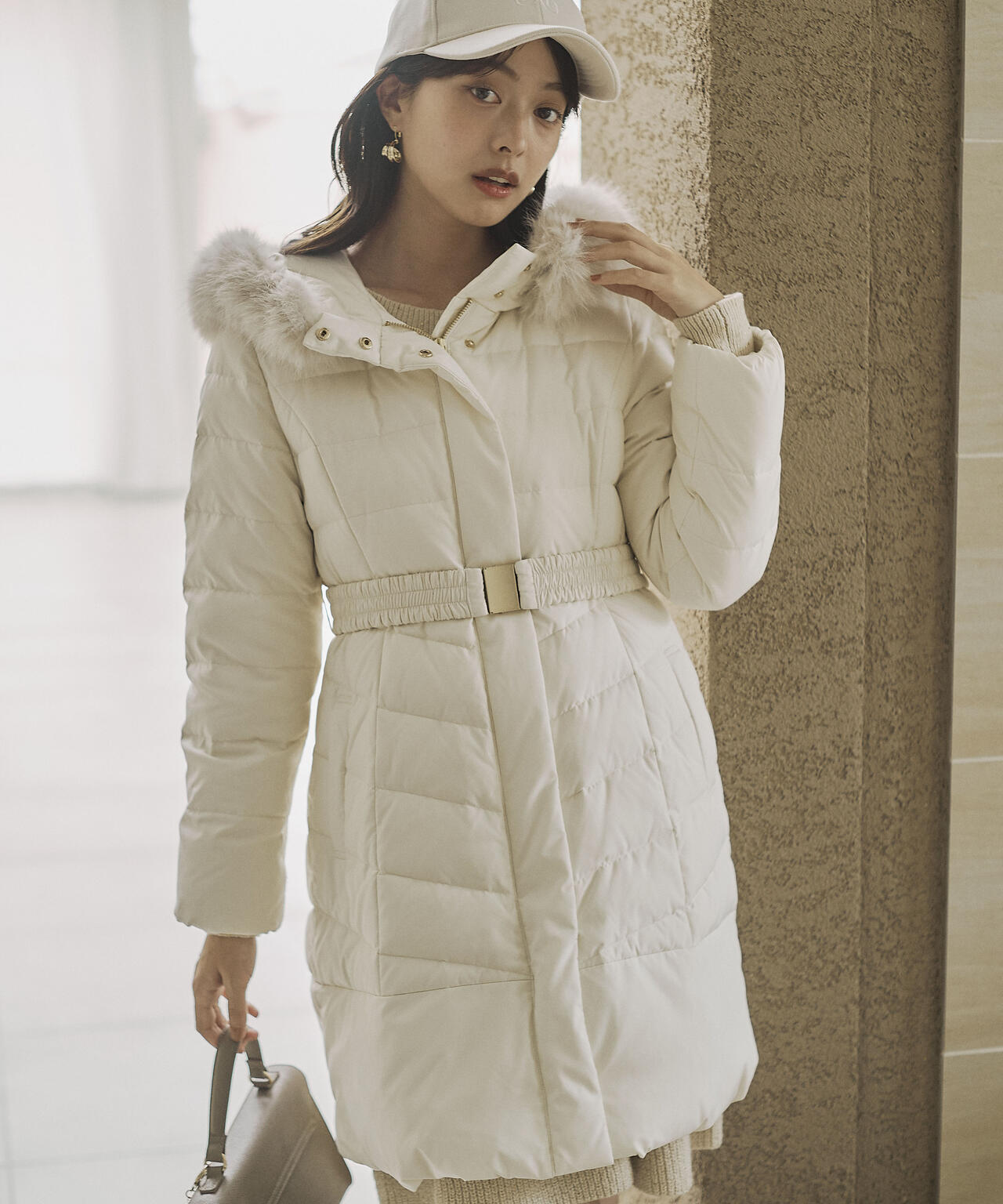 ベルト付ダウン | PROPORTION BODY DRESSING（プロポーションボディ