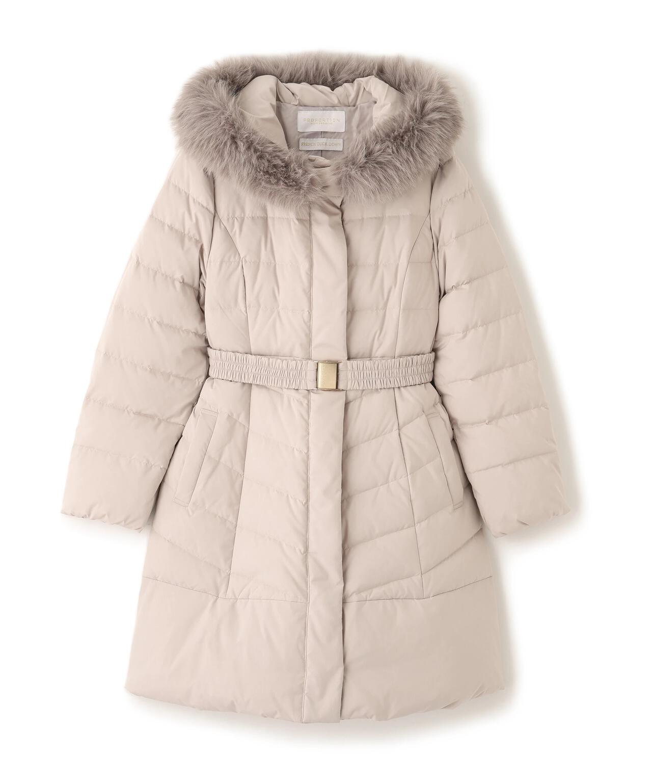 ベルト付ダウン | PROPORTION BODY DRESSING（プロポーションボディ