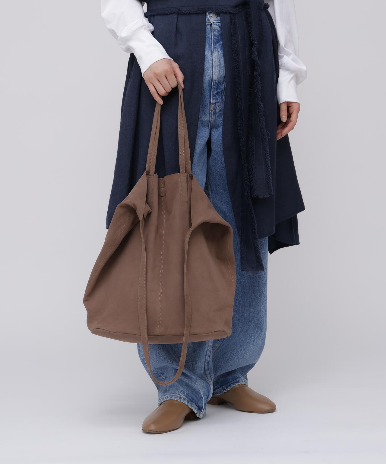 Morphée / 3WAY LARGE TOTE（OIL SUEDE） | THE LIBRARY（ザ ライブ