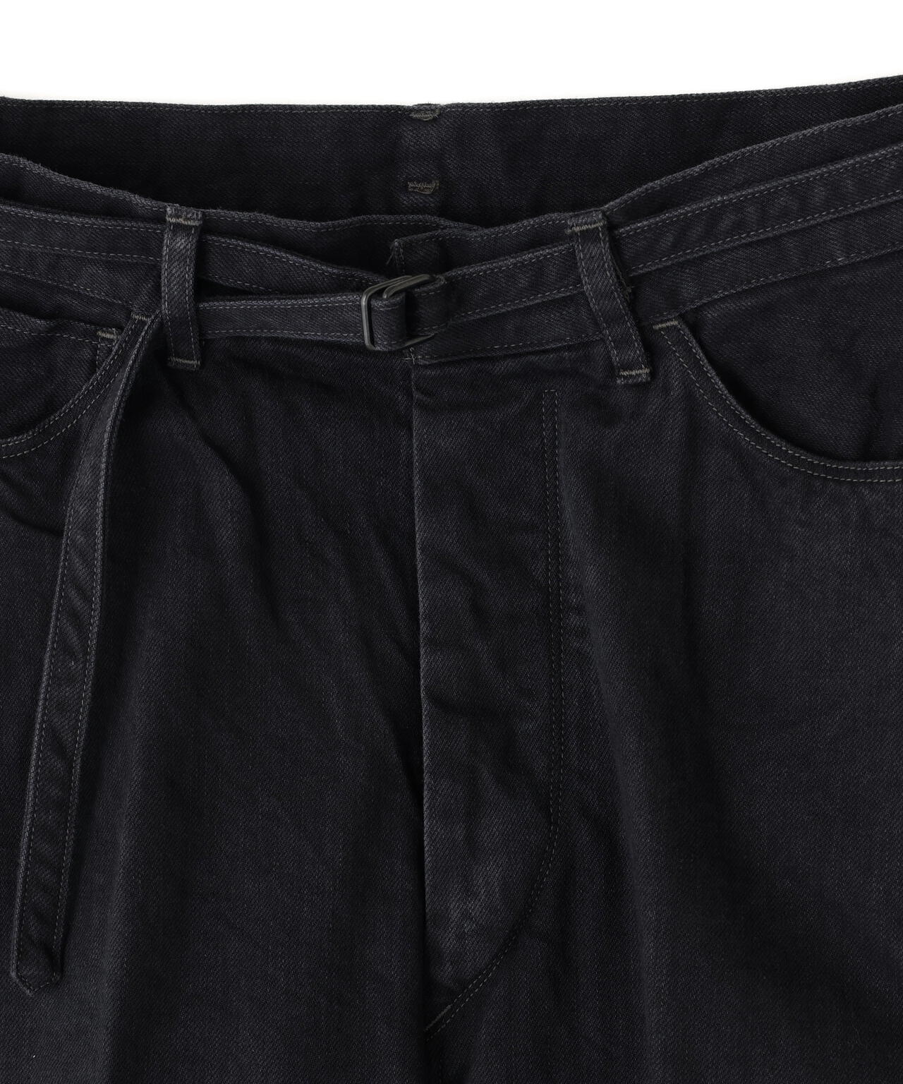 blurhms / 12.9OZ DENIM NARROW BELTED PANTS | THE LIBRARY（ザ