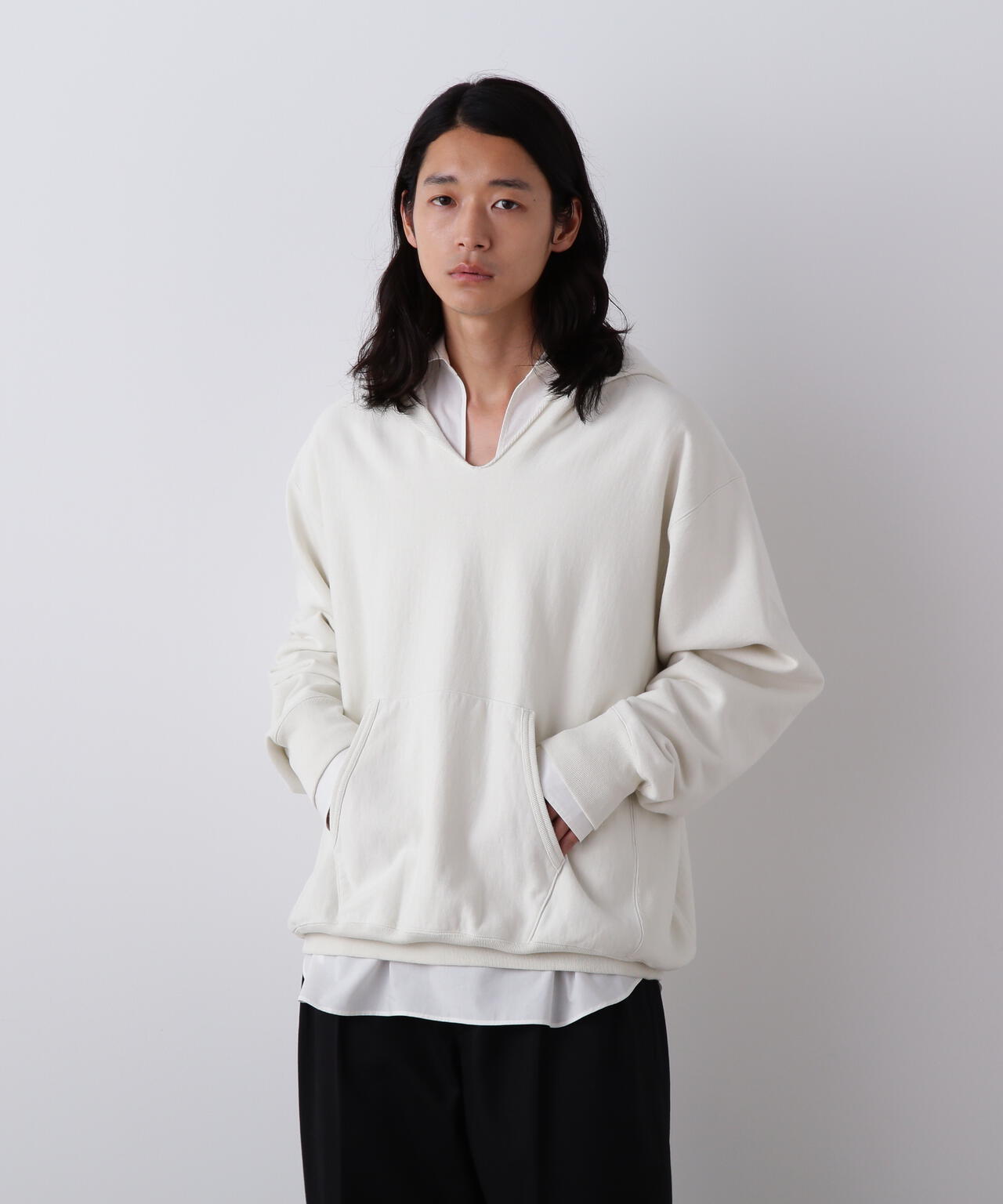 YLEVE / ORGANIC COTTON SUN FADED SWEAT HOODIE | YLÈVE（イレーヴ