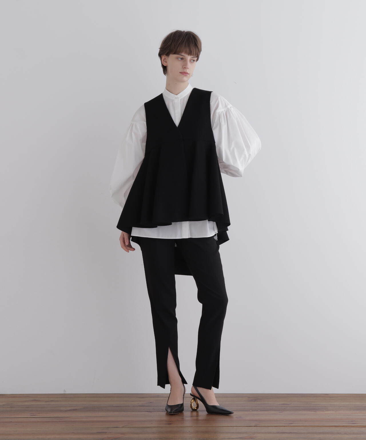 ツイードVネックジレ | LE PHIL（ル フィル） ｜【公式】通販mix.tokyo