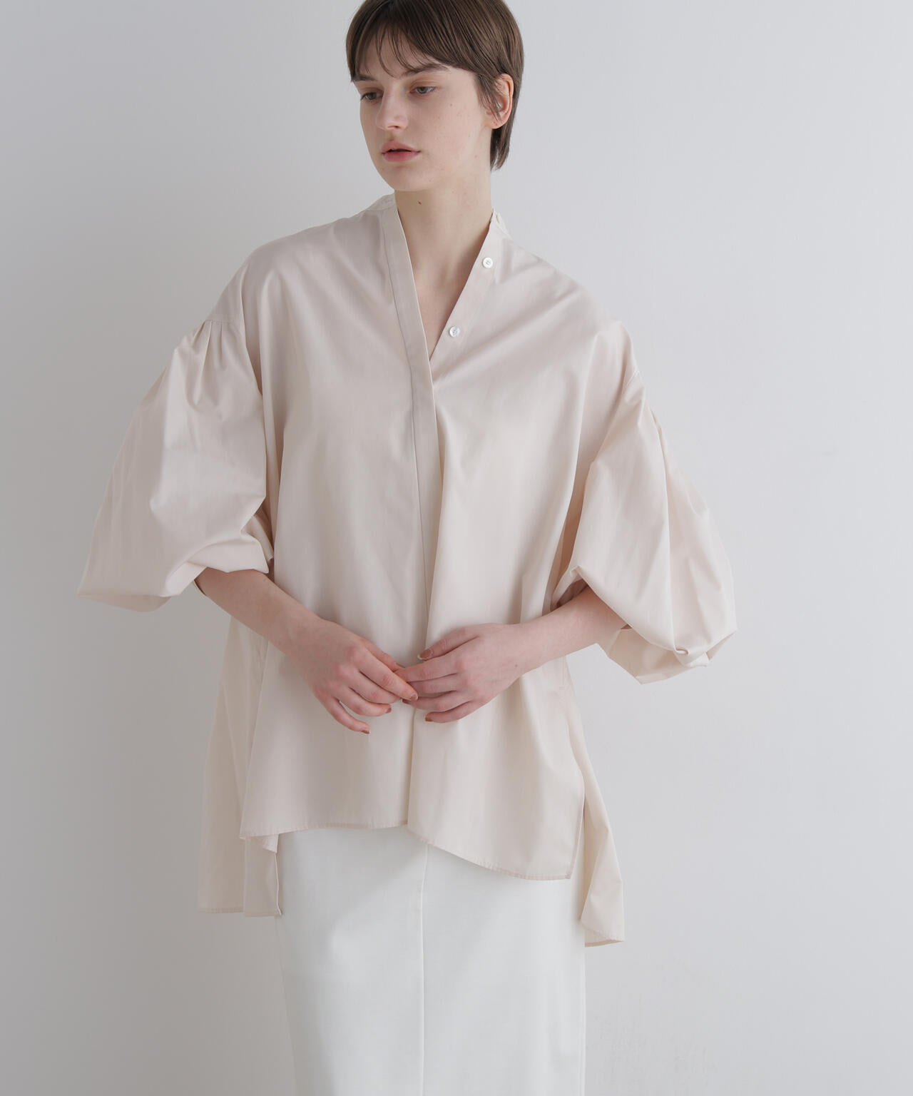 タイプライターギャザーブラウス | LE PHIL（ル フィル） ｜【公式