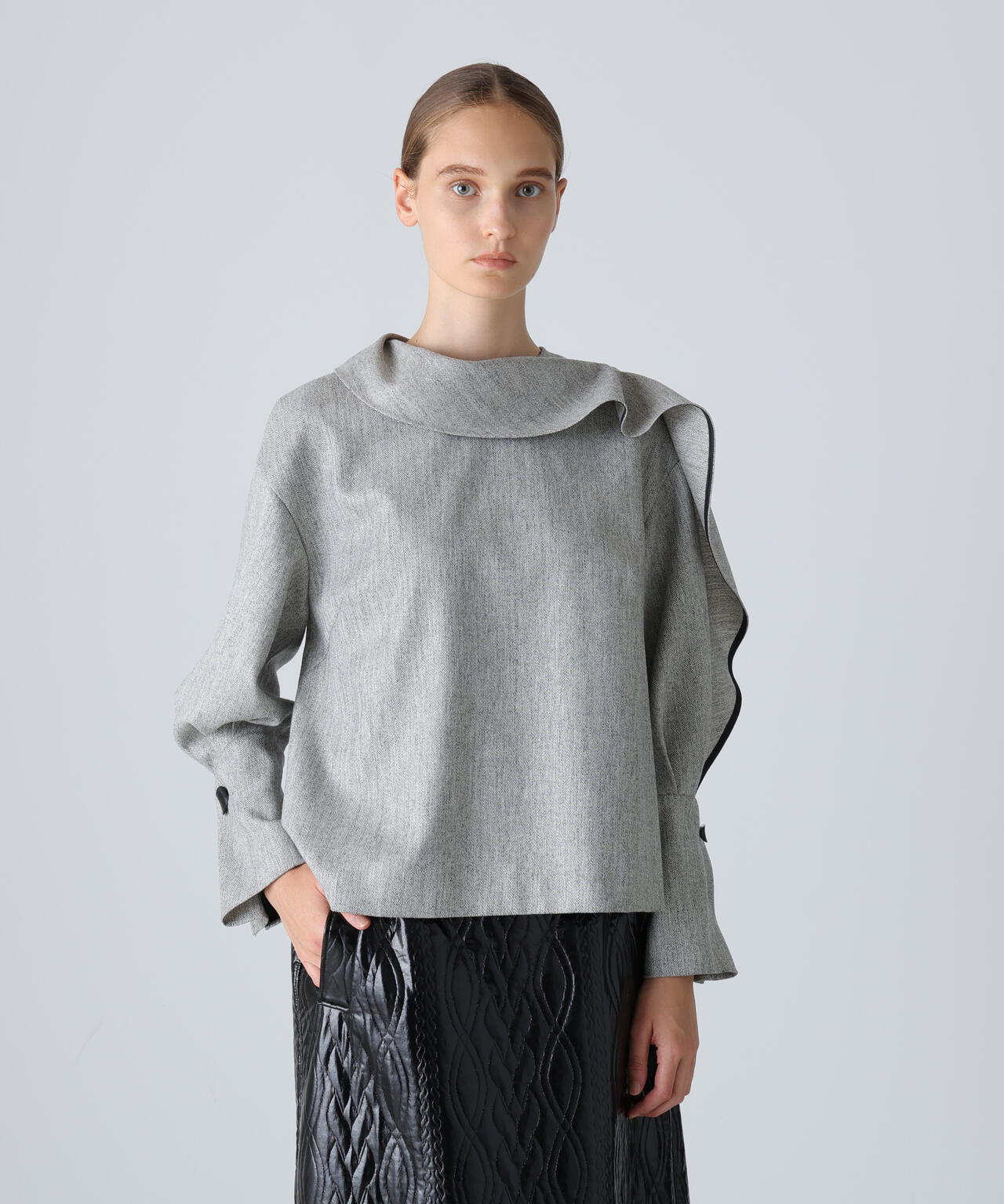 トップヘリンボーンブラウス | ADORE（アドーア） ｜【公式】通販mix