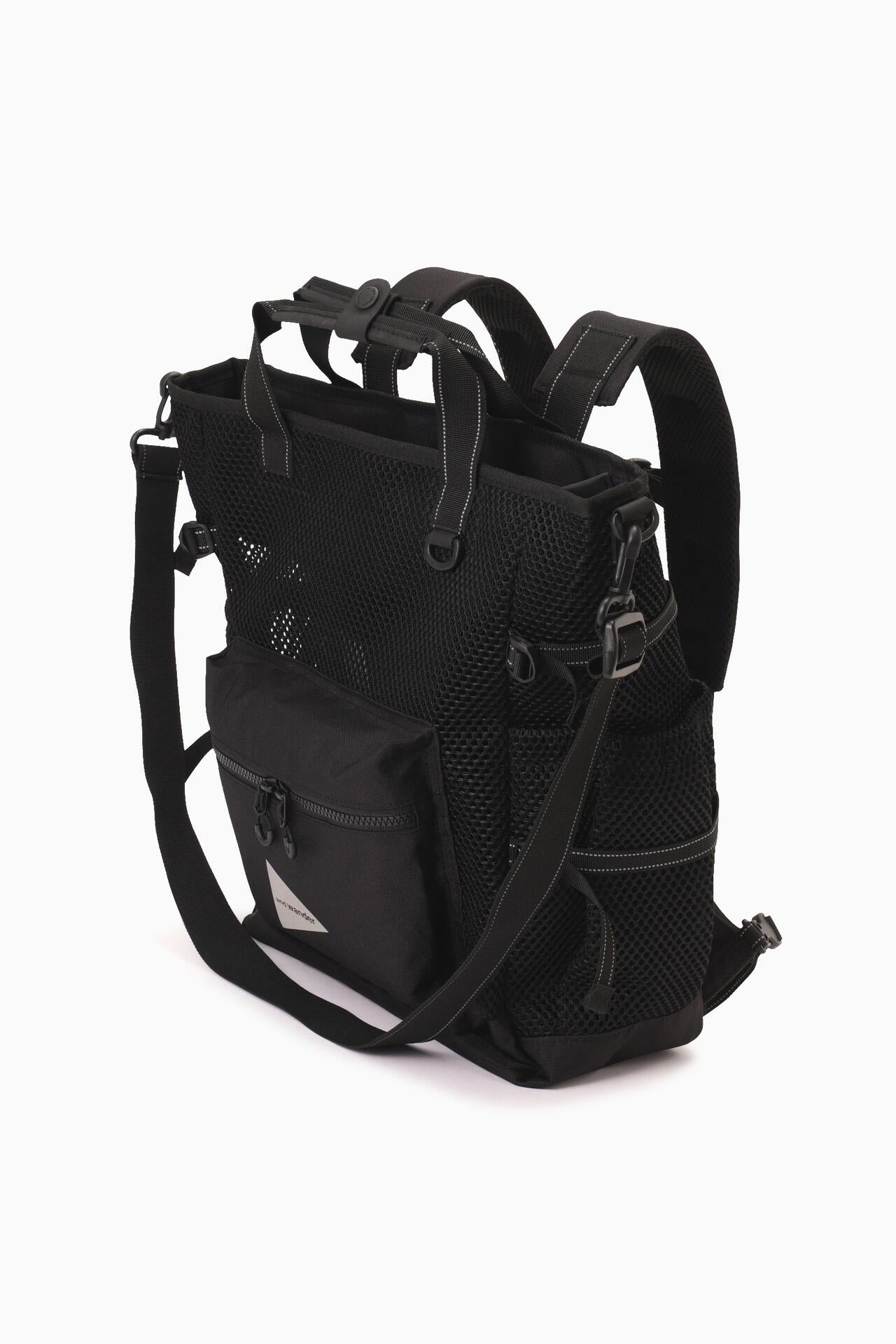 3D mesh 2way tote bag | and wander（アンドワンダー） ｜【公式