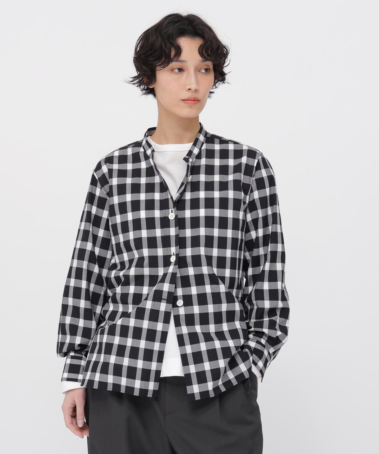 COTTON CHECK SHIRT | MARGARET HOWELL（マーガレット・ハウエル