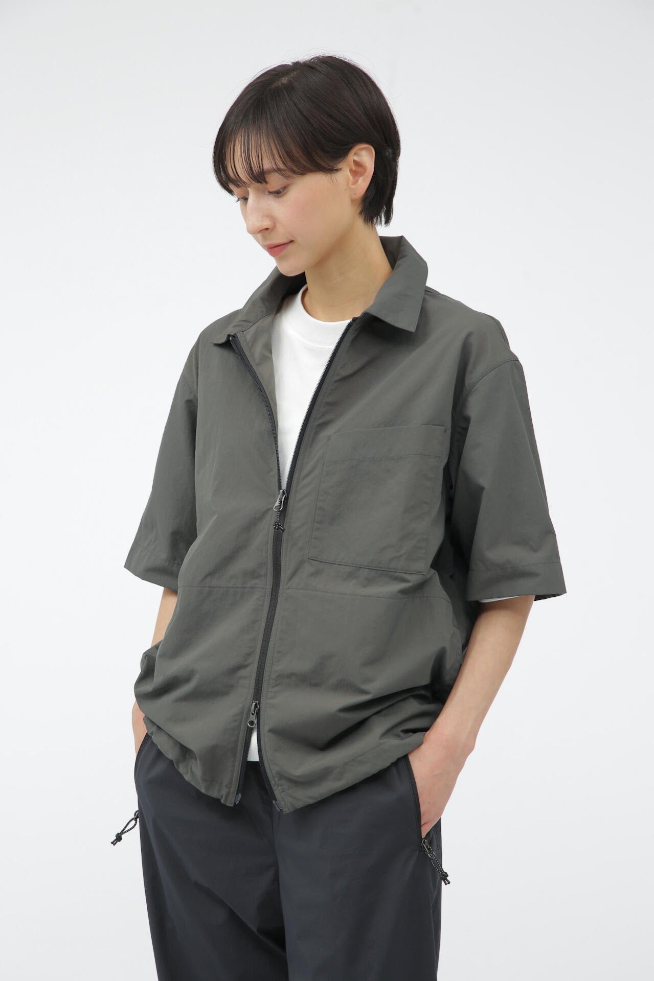 WATER REPELLENT NYLON POPLIN SHIRT | MARGARET HOWELL（マーガレット