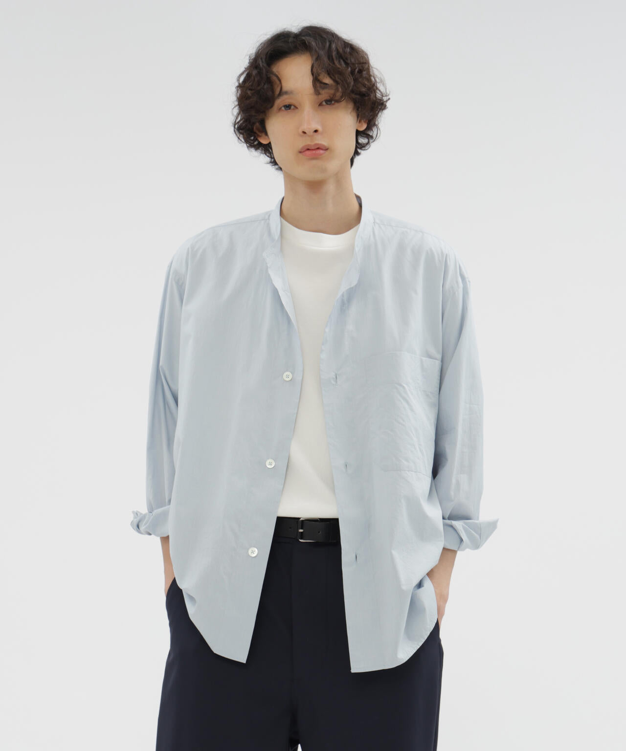 SOFT COTTON END ON END SHIRT | MARGARET HOWELL（マーガレット