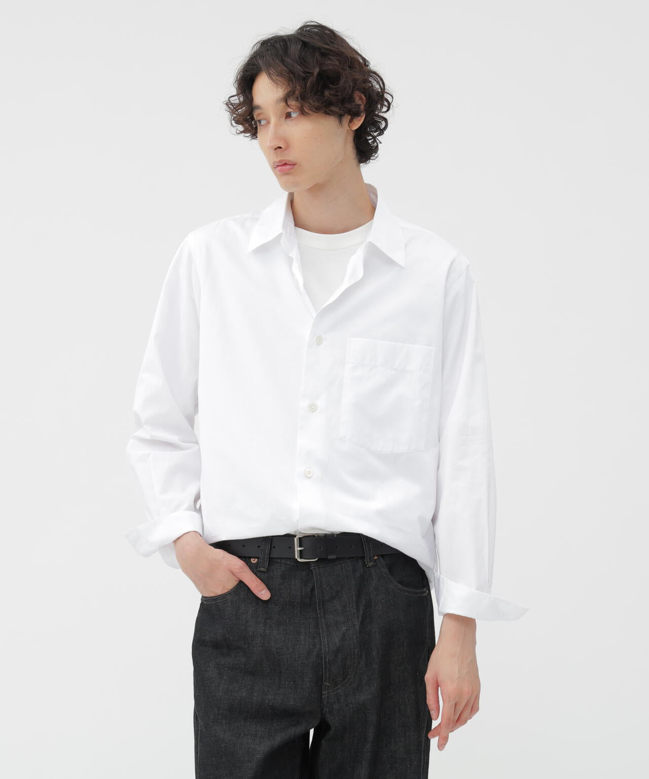 PLAIN COTTON POPLIN SHIRT | MARGARET HOWELL（マーガレット