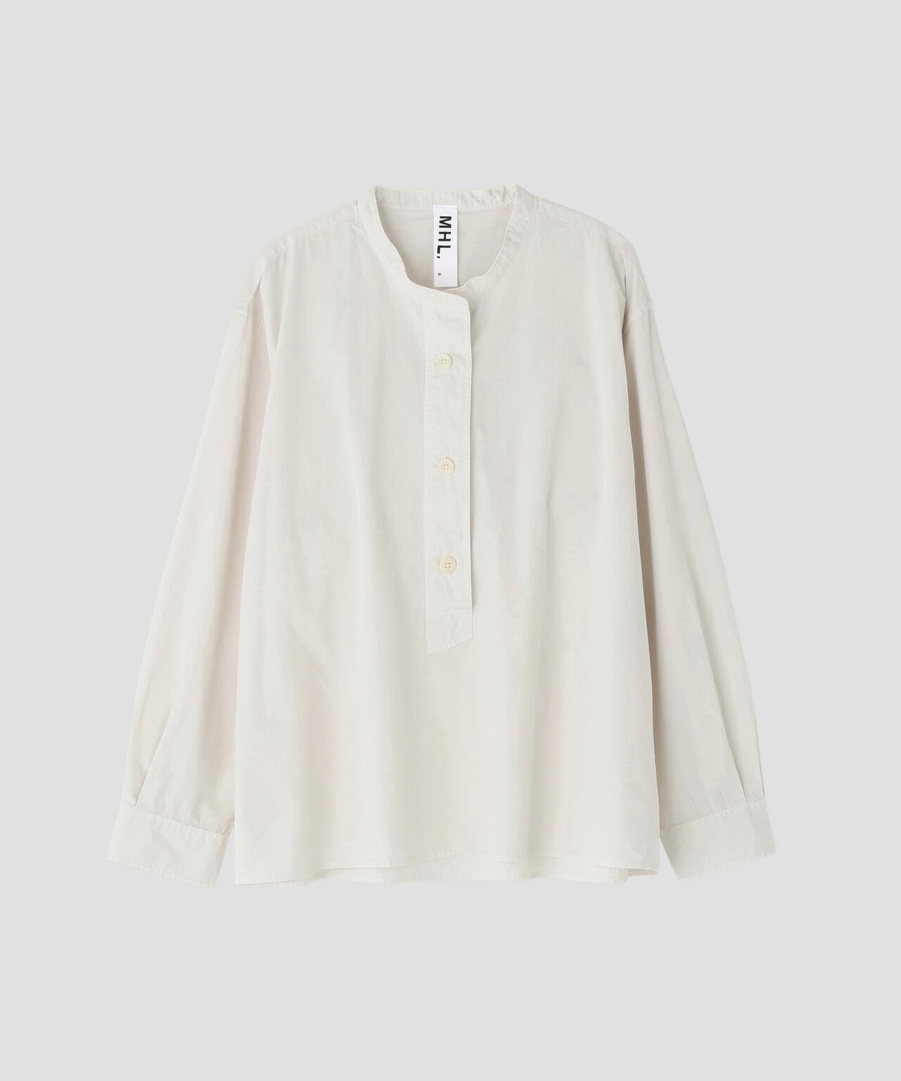 COMPACT COTTON POPLIN SHIRT | MARGARET HOWELL（マーガレット