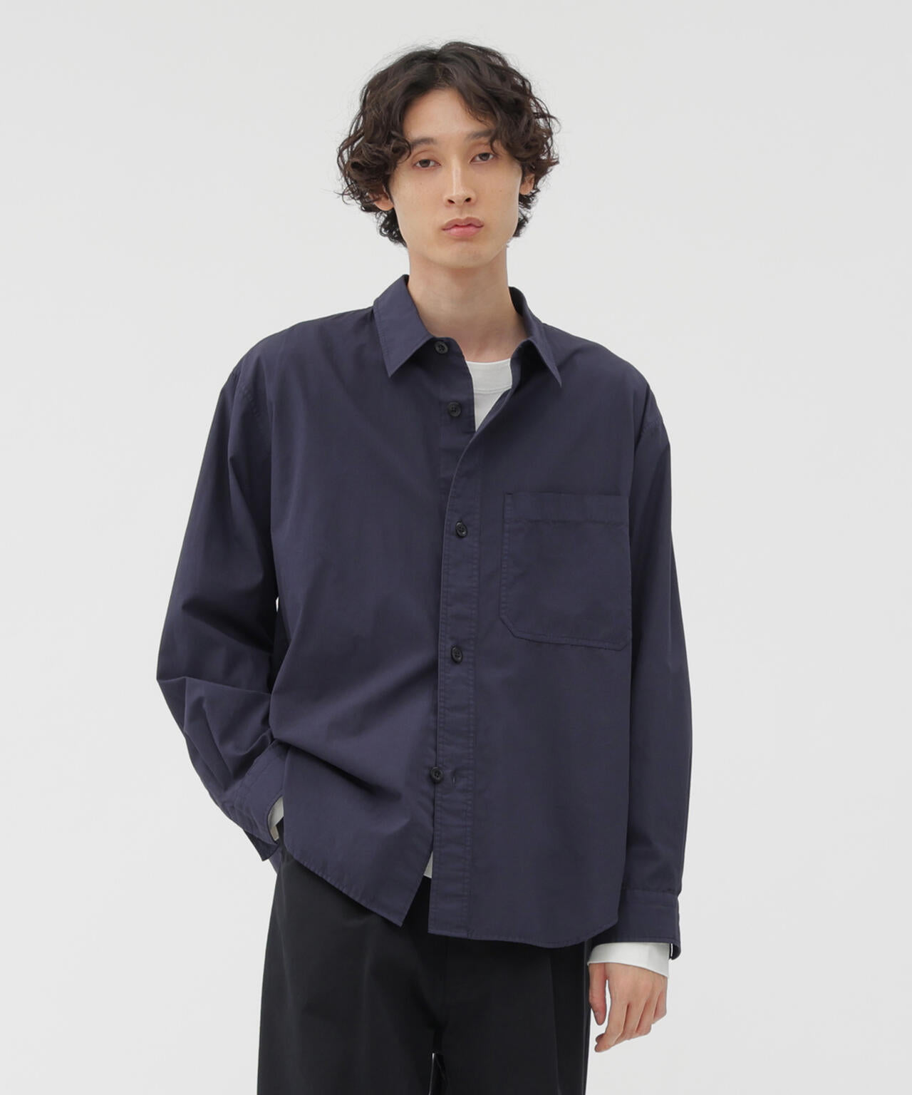 GARMENT DYE COTTON SHIRTING SHIRT | MARGARET HOWELL（マーガレット