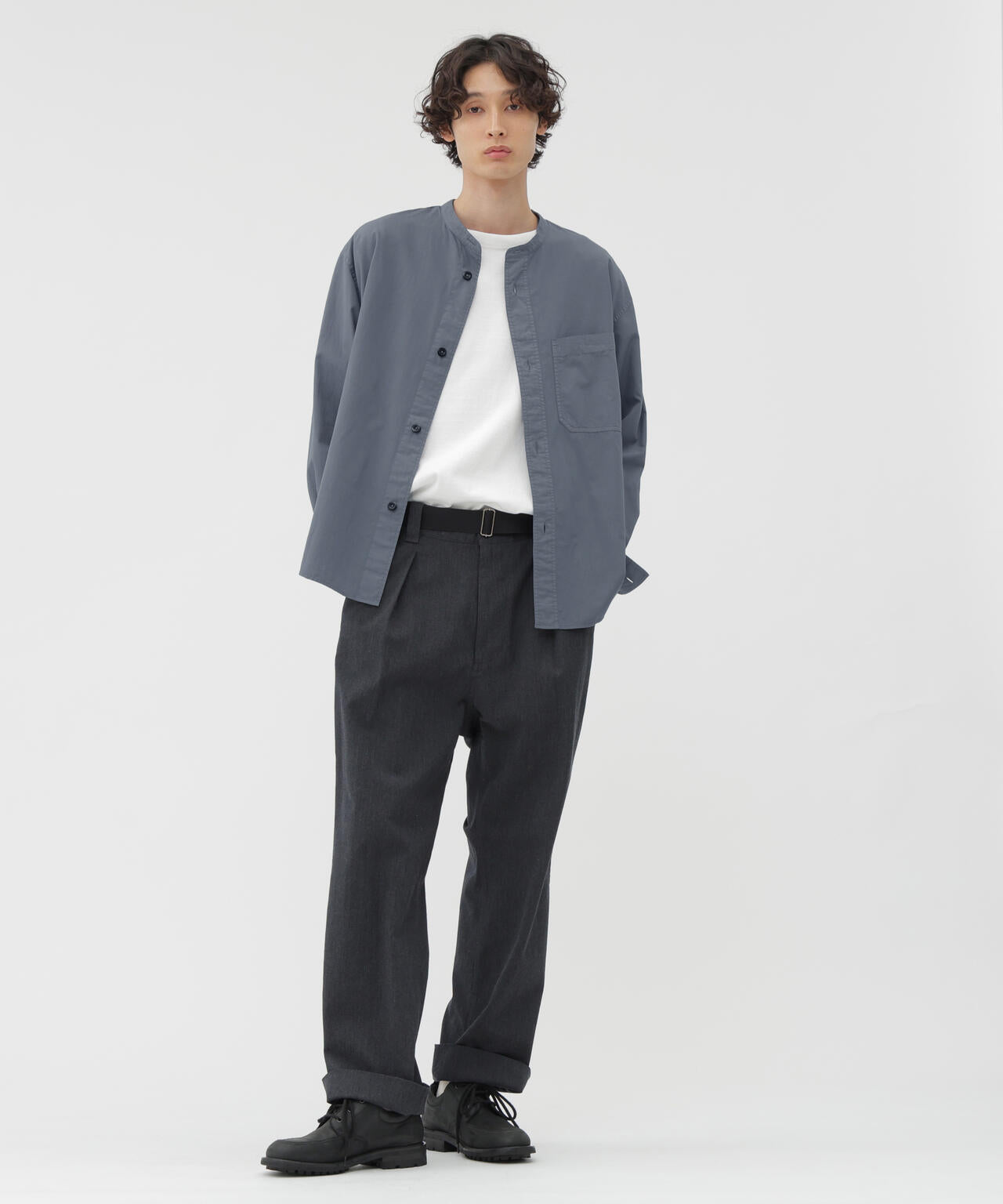 GARMENT DYE COTTON SHIRTING SHIRT | MARGARET HOWELL（マーガレット