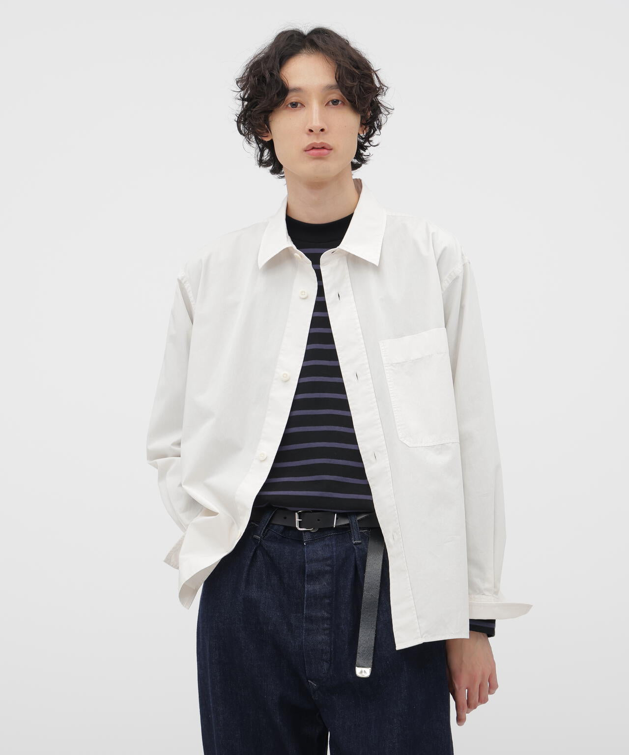 COMPACT COTTON POPLIN SHIRT | MARGARET HOWELL（マーガレット