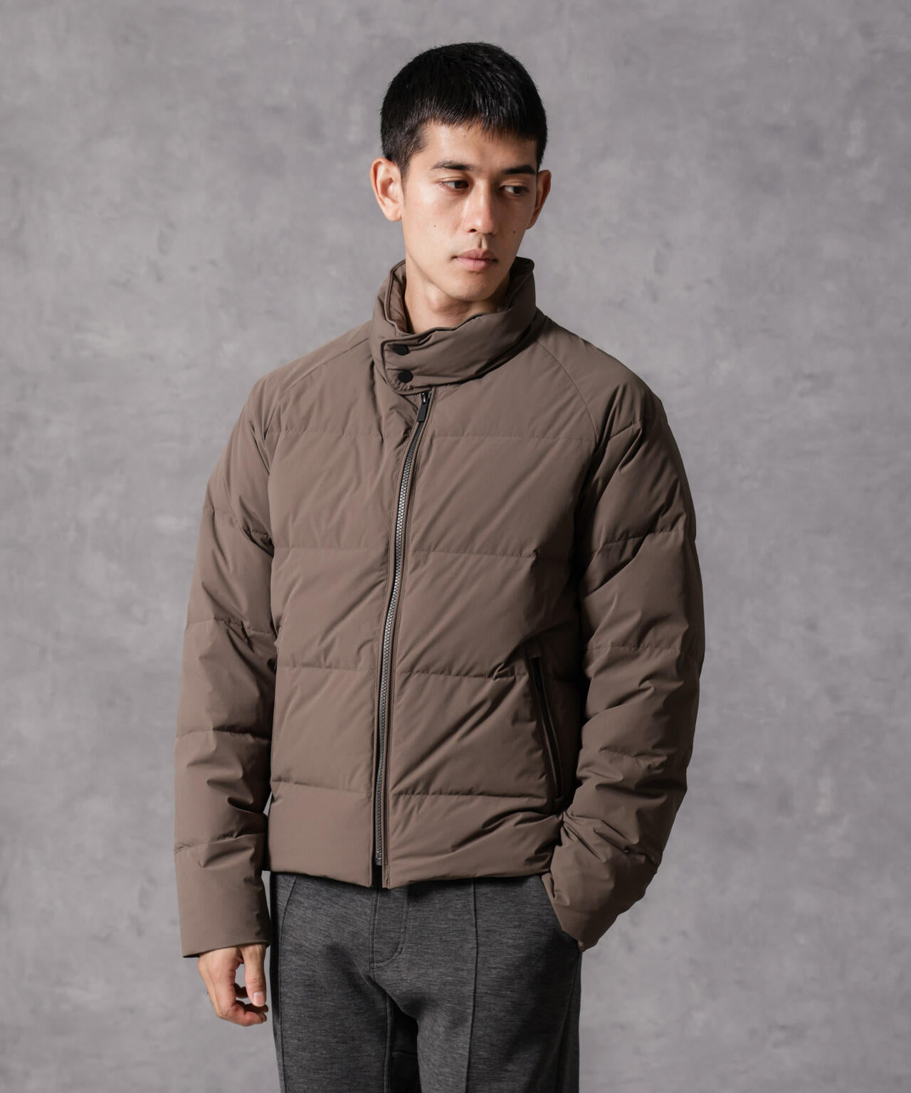 西川ダウン(R)」スポーティースタンドダウン | NANO universe（ナノ